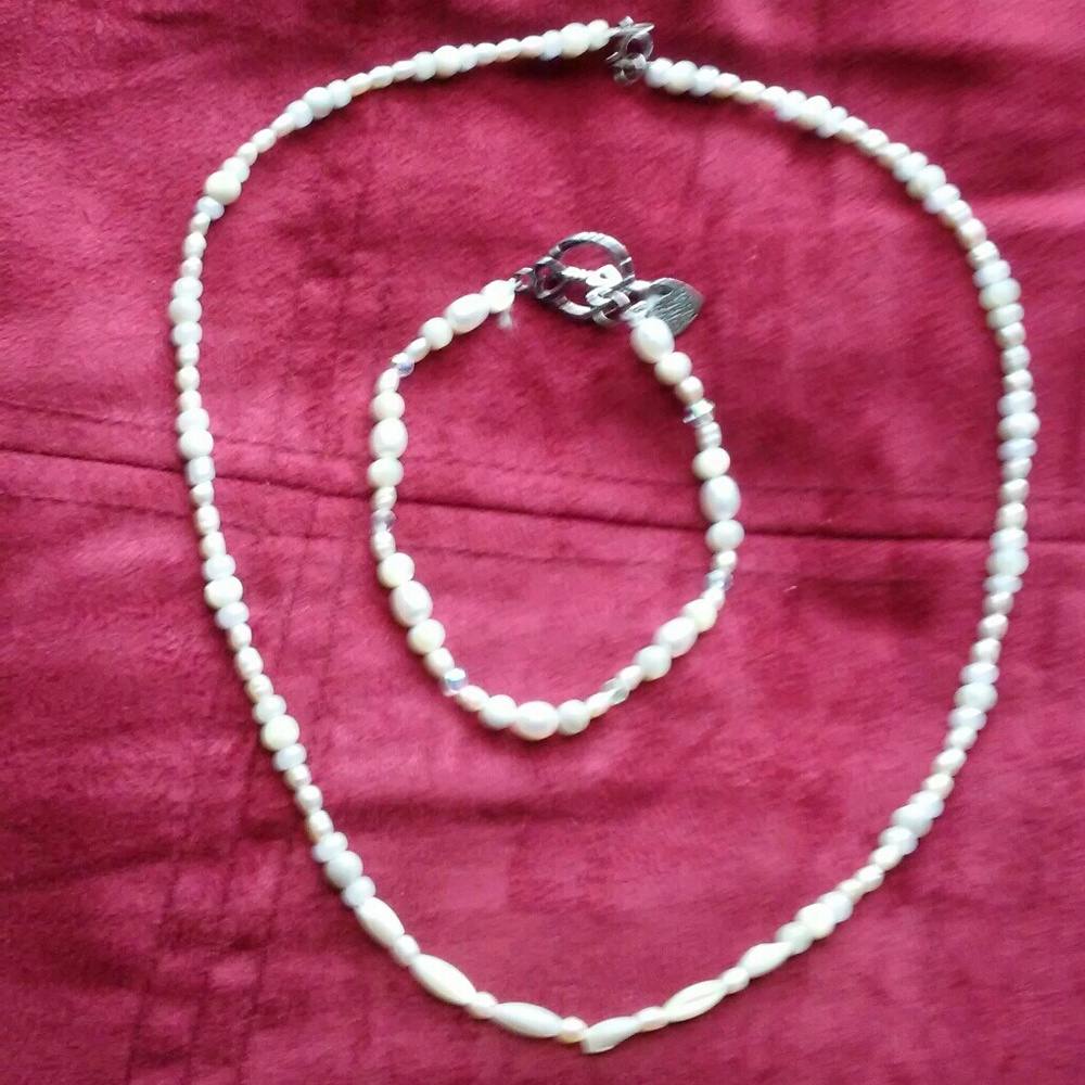 Fresh water pearls handmade  set